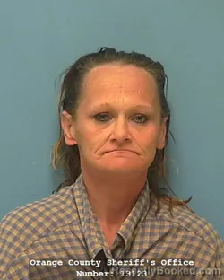 Mugshot of APRIL MARIE SWAYNE booked in Orange County, Texas on June 2, 2026