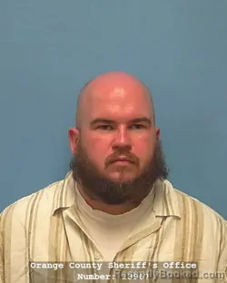 Mugshot of TYLER MCKAY SAVANT booked in Orange County, Texas on August 5, 2026
