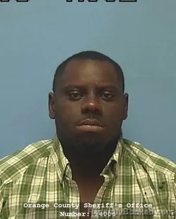 Mugshot of Rashaad Ormon Carter booked in Orange County, Texas on September 4, 2026
