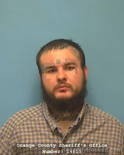 Mugshot of JUSTIN ANDREW SHAVER booked in Orange County, Texas on May 6, 2026