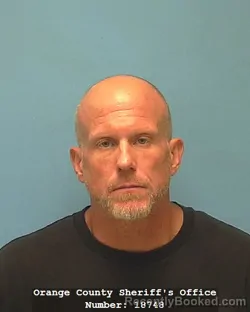Mugshot of KEVIN LEE ALLEN booked in Orange County, Texas on July 7, 2026