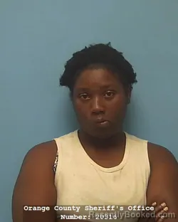 Mugshot of JAKAYLA MONIQUE ROBINSON booked in Orange County, Texas on June 24, 2026