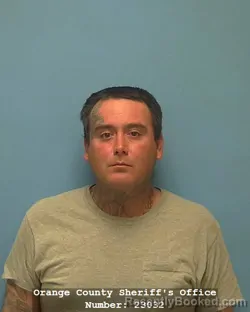 Mugshot of CHANCE WADE KURITZ MONTGOMERY booked in Orange County, Texas on July 21, 2026