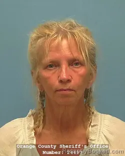 Mugshot of SANDRA LOUISE COLEMAN booked in Orange County, Texas on July 17, 2026