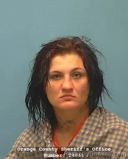 Mugshot of MELISSA LEANN SHAVER booked in Orange County, Texas on May 10, 2026