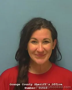 Mugshot of JESSICA JANELL CRAWFORD booked in Orange County, Texas on July 18, 2026