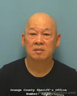 Mugshot of DUNG D NGUYEN booked in Orange County, Texas on July 17, 2026