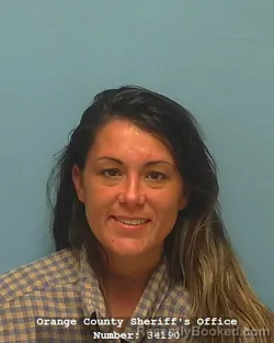 Mugshot of CHELSEA NIKOLE SAMS booked in Orange County, Texas on May 19, 2026