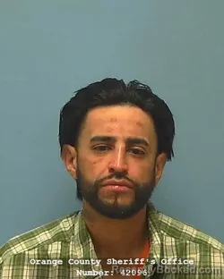 Mugshot of Esteban Junior Covarrubia booked in Orange County, Texas on September 6, 2026
