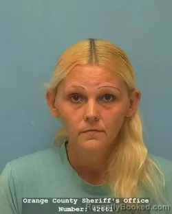 Mugshot of PATRICIA DENISE ANTHONY booked in Orange County, Texas on May 21, 2026