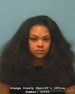 Mugshot of JUSTINE IKESHA GARRETT booked in Orange County, Texas on June 25, 2026