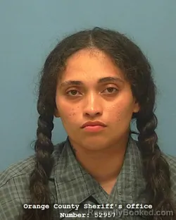 Mugshot of ERIKA VASQUEZ booked in Orange County, Texas on June 29, 2026