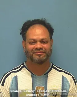 Mugshot of SYED ASHFAQUE HOSSAIN booked in Orange County, Texas on July 12, 2026