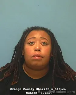 Mugshot of KRISTEN KRISHYIA JACKSON booked in Orange County, Texas on July 13, 2026