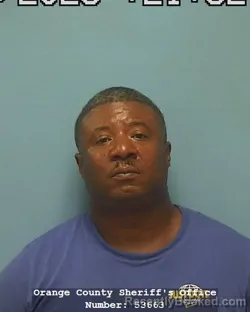 Mugshot of Teherin James Jackson booked in Orange County, Texas on August 30, 2026