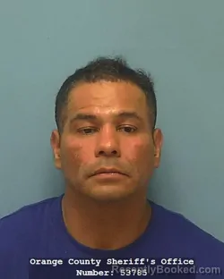 Mugshot of Adan Morales booked in Orange County, Texas on September 12, 2026
