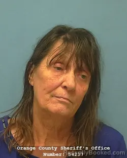 Mugshot of Jeri Lynne Rudman booked in Orange County, Texas on October 26, 2026