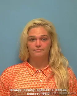 Mugshot of BRIANA LYNN ENDERLE booked in Orange County, Texas on July 19, 2026