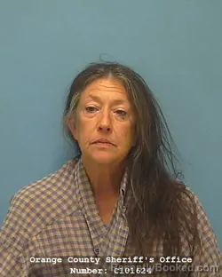 Mugshot of BRANDI CELESTE LATHAM booked in Orange County, Texas on May 16, 2026