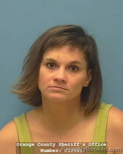 Mugshot of BRITTANY ANN CARNAHAN booked in Orange County, Texas on May 22, 2026