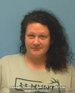Mugshot of WHITNEY NICOLE BENNETT booked in Orange County, Texas on July 10, 2026