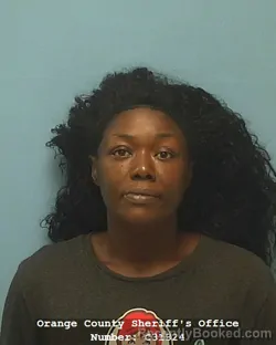 Mugshot of DAPHNE DIONNE ALLEN booked in Orange County, Texas on July 16, 2026