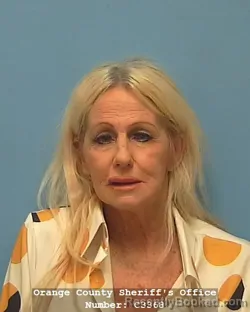 Mugshot of PAULA DARLENE LAFLEUR booked in Orange County, Texas on May 7, 2026