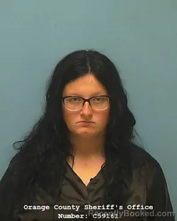 Mugshot of MADISON JEAN ALLEN booked in Orange County, Texas on May 9, 2026