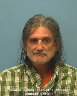 Mugshot of JAMES RANDY HOFFPAUIR booked in Orange County, Texas on July 30, 2026