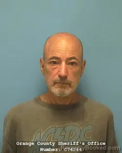 Mugshot of Freddy William Paul booked in Orange County, Texas on August 31, 2026