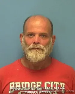 Mugshot of Gary Lester Simpson booked in Orange County, Texas on September 2, 2026
