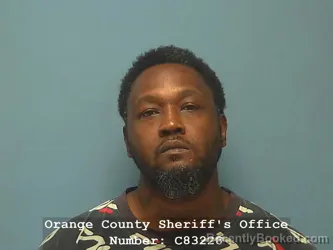 Mugshot of DAMEAN DWAYNE RIGSBY booked in Orange County, Texas on July 12, 2026