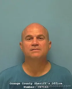 Mugshot of Ronald Glenn Walter booked in Orange County, Texas on August 27, 2026