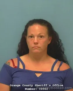 Mugshot of KIMBERLY BROOK LUQUETTE booked in Orange County, Texas on July 2, 2026