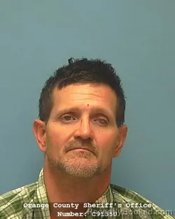 Mugshot of DANIEL GENE KIBODEAUX booked in Orange County, Texas on July 15, 2026