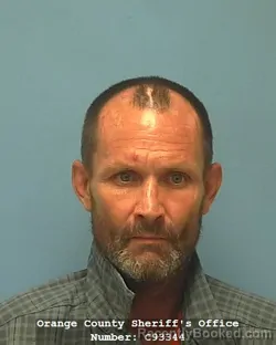 Mugshot of THOMAS JAMES RICHARDSON booked in Orange County, Texas on July 17, 2026