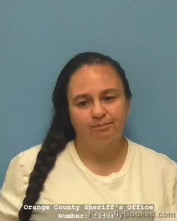 Mugshot of NATASHA RENEE GLASS booked in Orange County, Texas on July 17, 2026