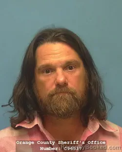 Mugshot of RONALD PATRICK THOMAS booked in Orange County, Texas on July 16, 2026