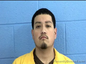 Mugshot of MARCUS SALINAS booked in Parmer County, Texas on March 19, 2026