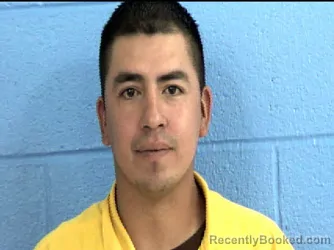 Mugshot of Eduardo Saldivar Mendoza booked in Parmer County, Texas on September 8, 2026