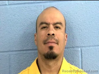 Mugshot of RICHARD DELEON ESTRADA booked in Parmer County, Texas on May 17, 2026