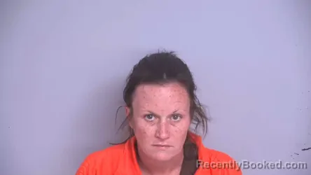 Mugshot of Megan Naomi Hezlitt booked in Bradford County, Florida on October 20, 2026