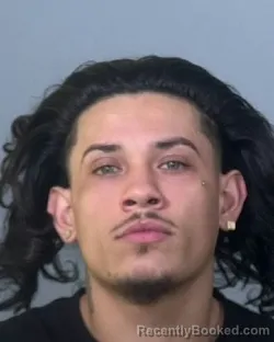 Mugshot of SANTANA ADRIAN CONTRERAS booked in Manatee County, Florida on April 2, 2026