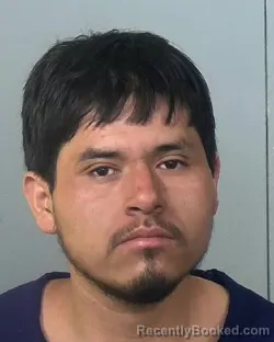 Mugshot of JUAN MENDEZ MIGUEL booked in Manatee County, Florida on March 23, 2026