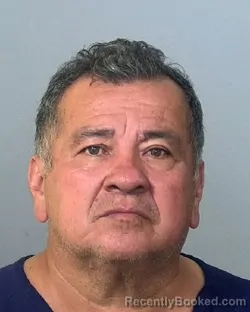 Mugshot of SEGUNDO LIBARDO PIEDRAHITA FRANCO booked in Manatee County, Florida on May 11, 2026
