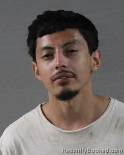 Mugshot of Daniel Aaron Javier Flores booked in Randall County, Texas on August 23, 2026