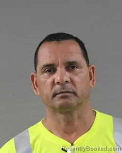 Mugshot of Raisy Osmel Mendoza Amro booked in Randall County, Texas on August 9, 2026