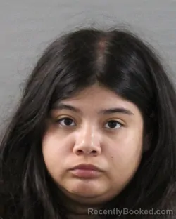 Mugshot of Arianna Gizelle Reyes booked in Randall County, Texas on September 27, 2026