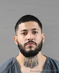 Mugshot of Adrian Armando Amador booked in Randall County, Texas on October 15, 2026
