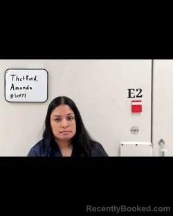 Mugshot of AMANDA Johanna THETFORD booked in Reagan County, Texas on March 17, 2026